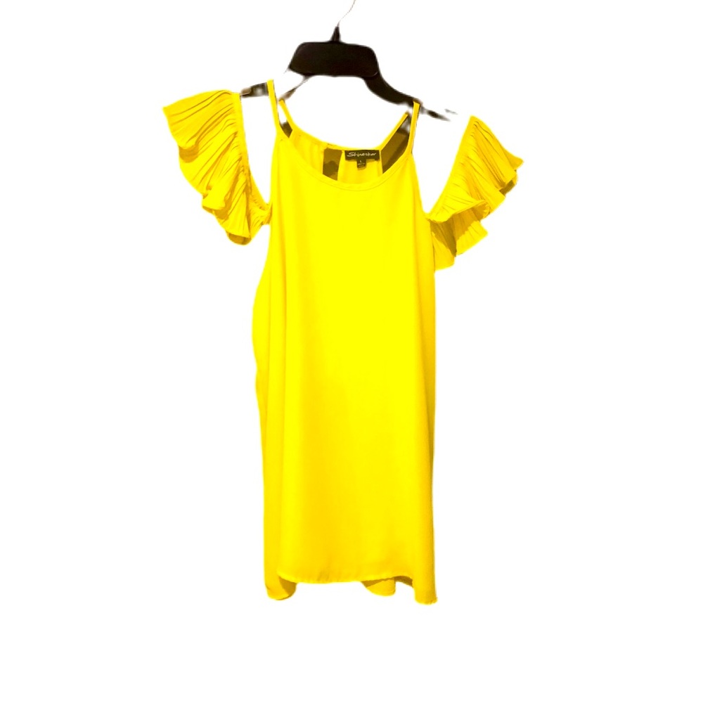 Beautiful yellow summer blouse